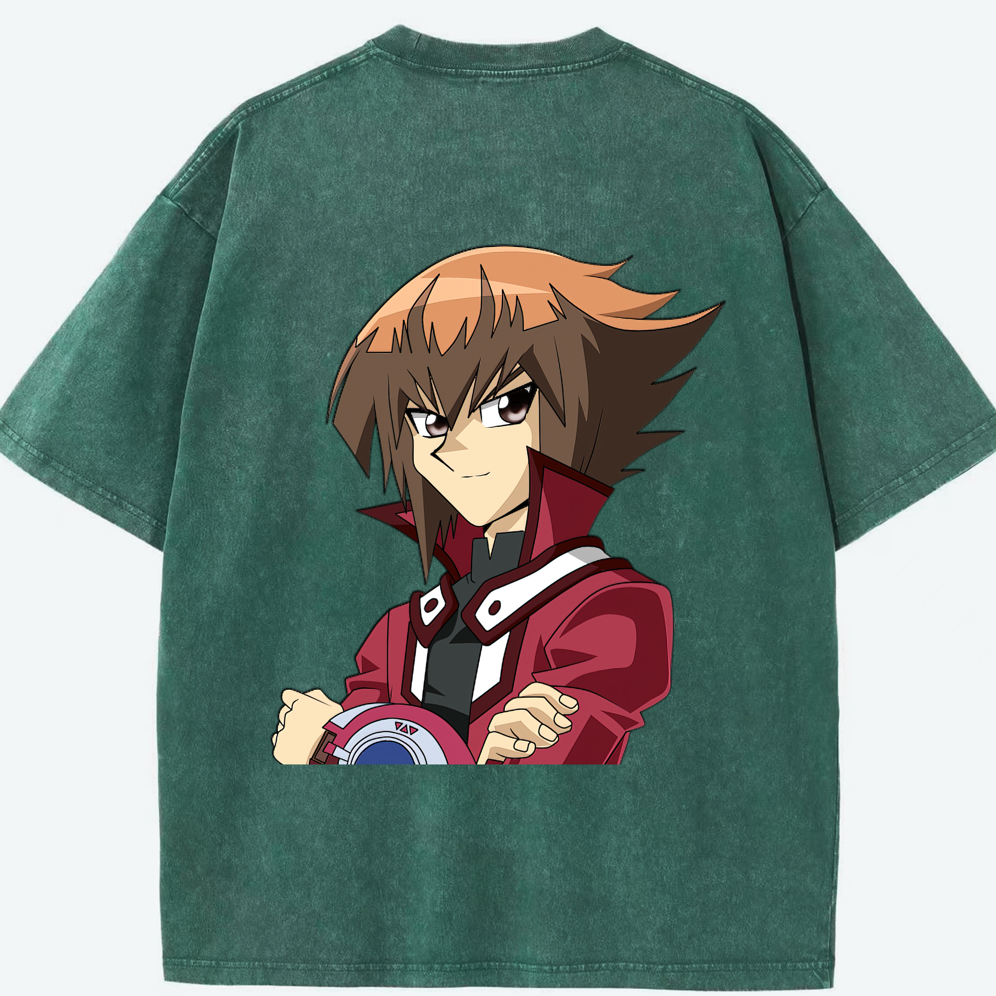 （画像用） 遊☆戯☆王 Yu-Gi-Oh! 綿100% ヴィンテージ風 半袖Tシャツ（背面プリント）